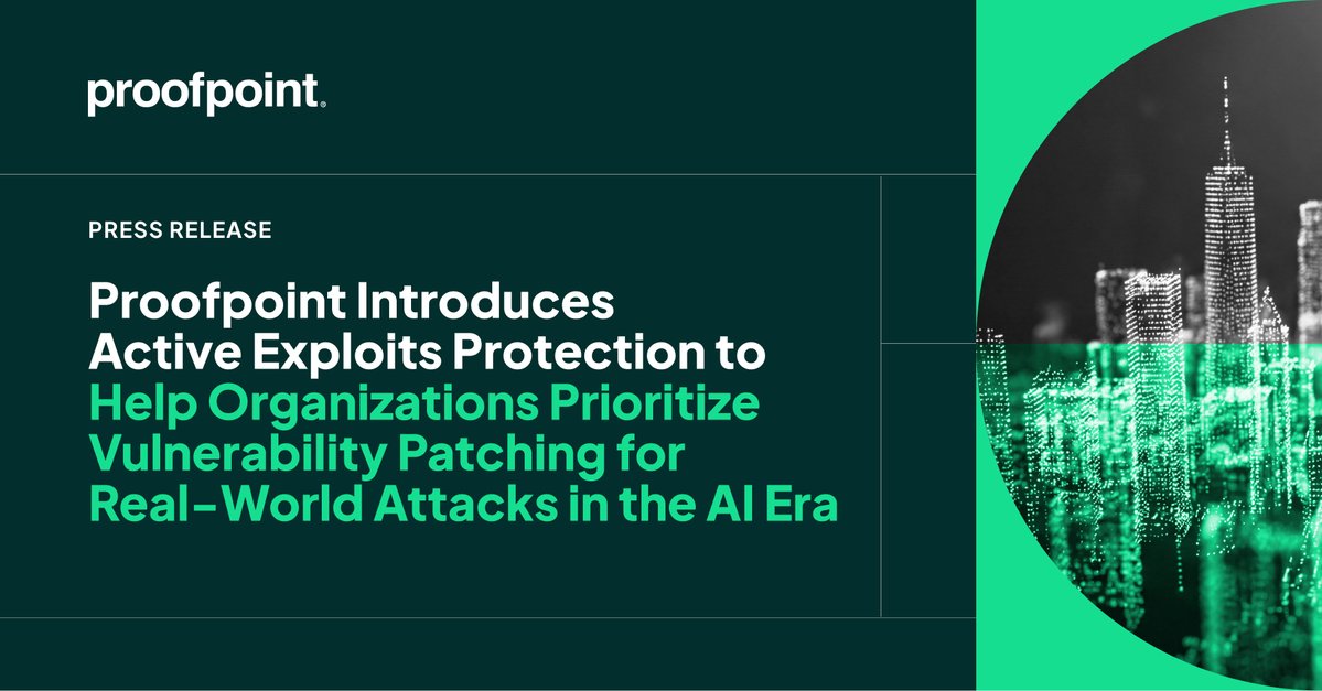 Proofpoint's Active Exploits Protection