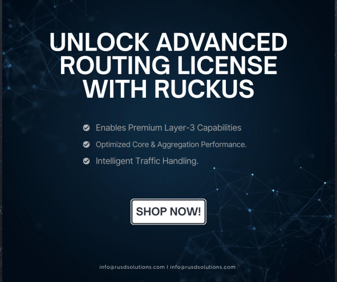 🚀 Unlock Advanced Routing with RUCKUS