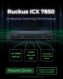 🚀 Boost Network Performance with the Ruckus ICX 7850-32Q